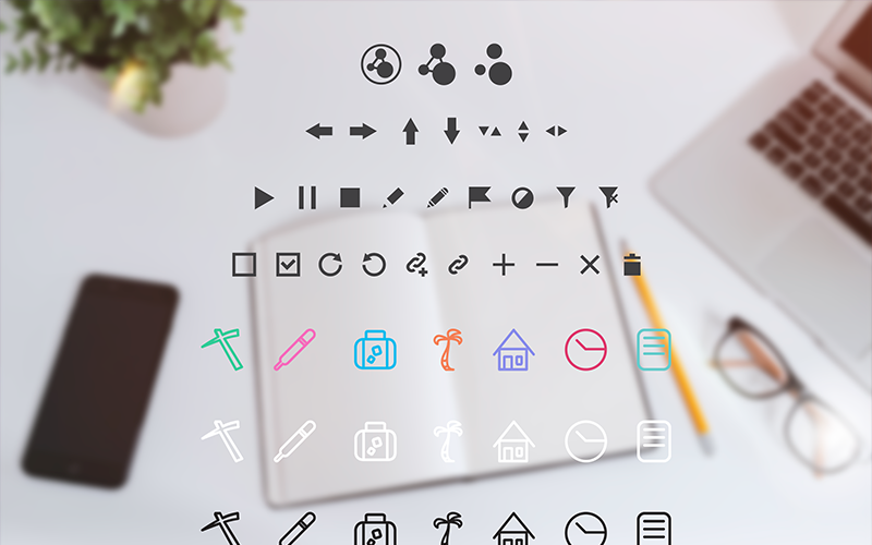 Download Набор иконок "Web App Icon Set" / Web App Icon Set - Набор иконок на тему графика hux isolated media user configuration arrow symbol internet app social setting element ui technology computer favorite icon connection ecommerce mobile