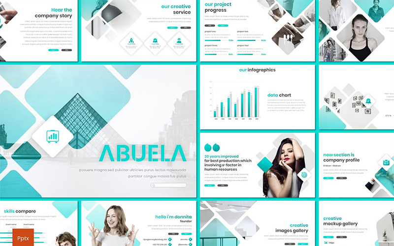 Абуэла Шаблон PowerPoint