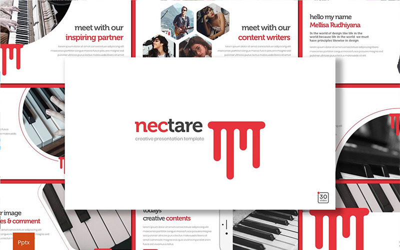 Nectare PowerPoint template
