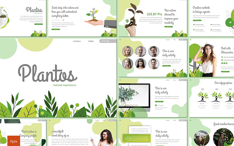 Szablon programu Plantos PowerPoint