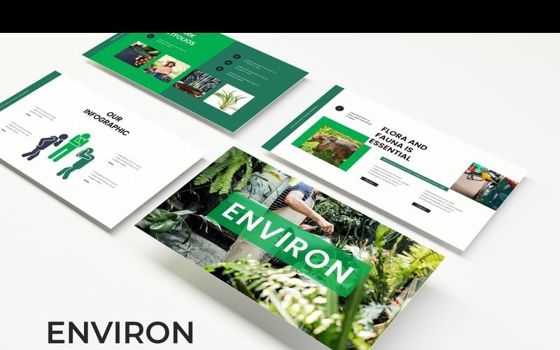 Environ PowerPoint template