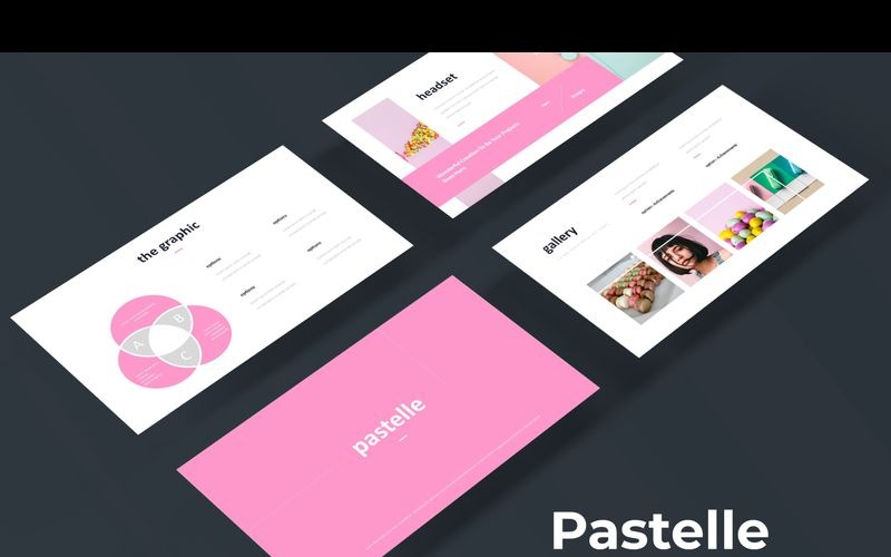 粉彩PowerPoint模板