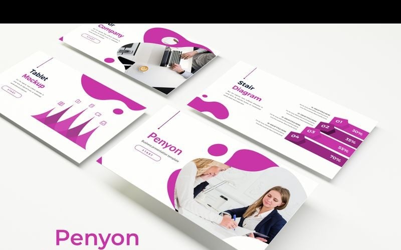 Szablon programu Penyon PowerPoint