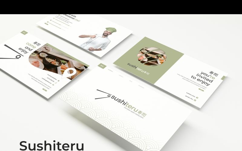 Szablon Sushiteru PowerPoint