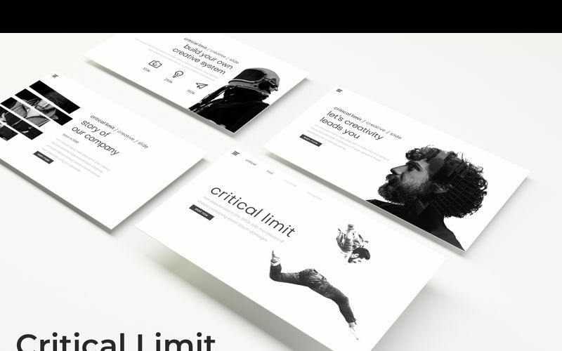 Kritieke limiet PowerPoint-sjabloon