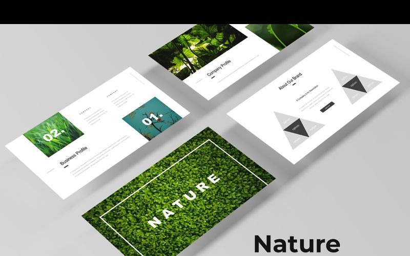 Natureza - modelo de apresentação