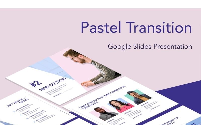 Pastel Transition Google Presentaties