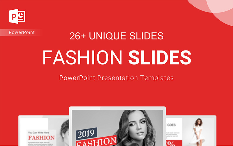 Plantilla de PowerPoint de presentación de moda
