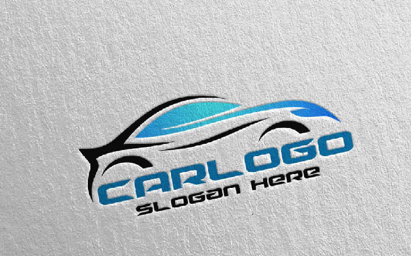 Download Шаблон логотипа "Car 2 Logo Template" / Car 2 Logo Template - Шаблон логотипа на тему графика car logo service vector icon design auto illustration vehicle repair wheel automotive mechanic fast garage logotype tuning mechanical technician mobile