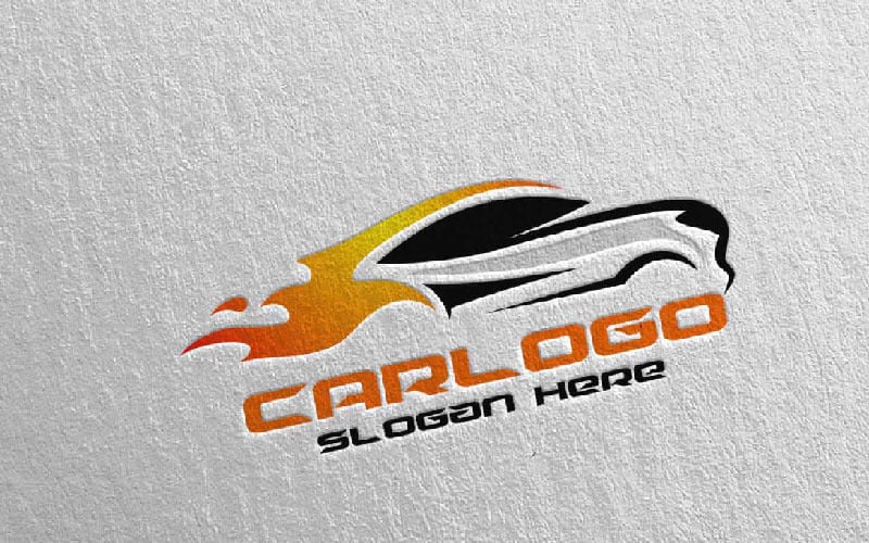 Download Шаблон логотипа "Car 3 Logo Template" / Car 3 Logo Template - Шаблон логотипа на тему графика car logo service vector icon design auto illustration vehicle repair wheel automotive mechanic fast garage logotype tuning mechanical technician mobile