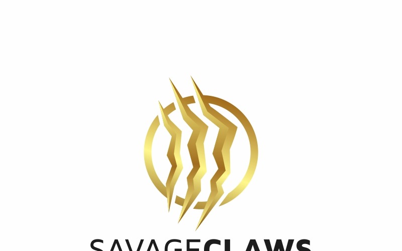 Modèle de logo Wild Claw