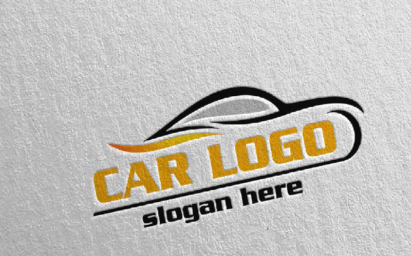 Auto 5 Logo šablona