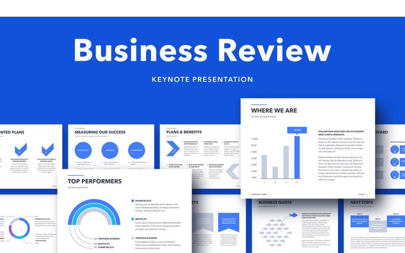 Business Review - Modello di Keynote