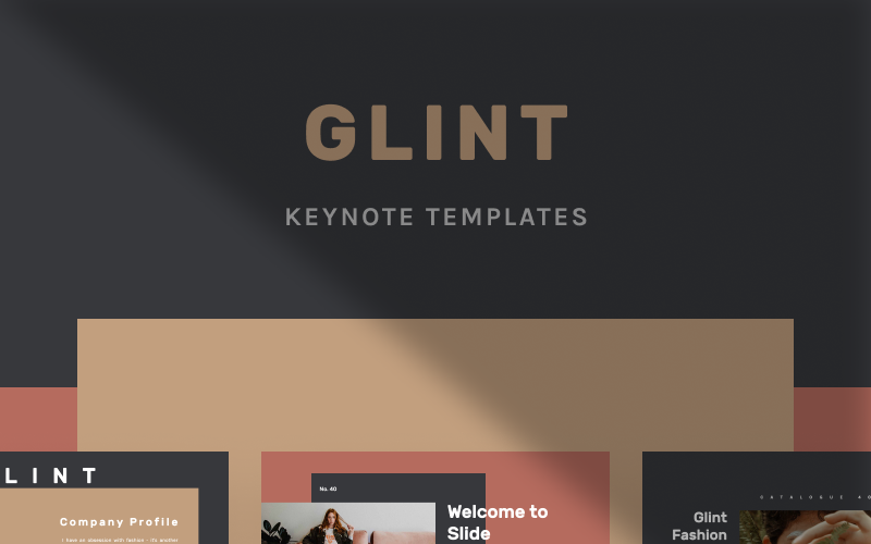 GLINT - Keynote şablonu