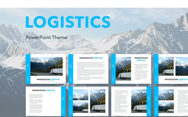 Logistiek PowerPoint-sjabloon