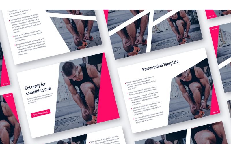 Perfect Training PowerPoint template