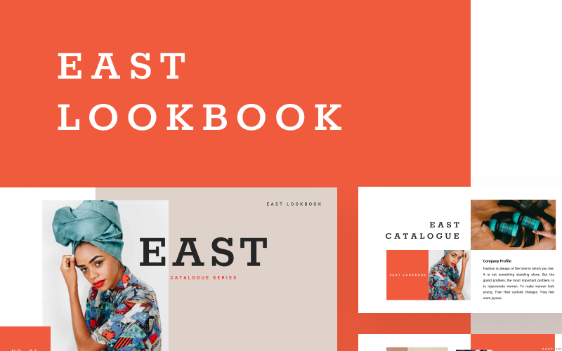 EAST PowerPoint template