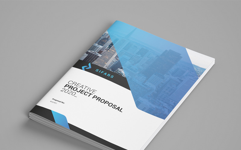 Download Фирменный стиль "Sifars Project Proposal - Corporate Identity Template" / Sifars Project Proposal - Corporate Identity Template - Фирменный стиль на тему графика proposal project business corporate company brochure design editable printable template illustrator ai clean minimal professional