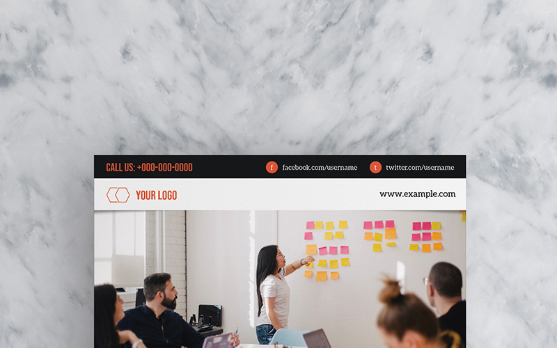 Web Designer Agency Flyer-企业形象模板