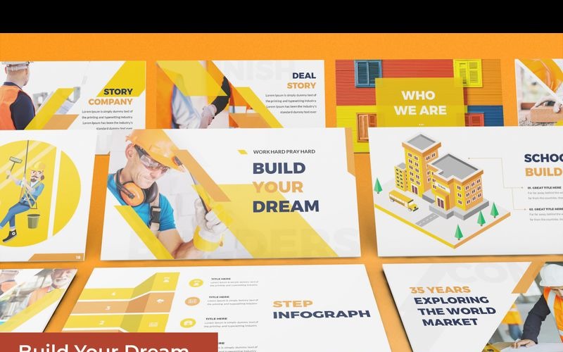Bygg din dröm PowerPoint-mall