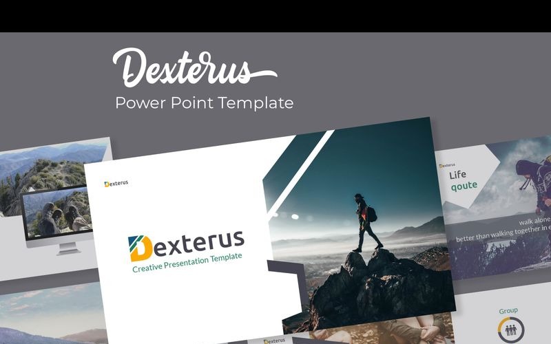 Декстерус шаблон PowerPoint