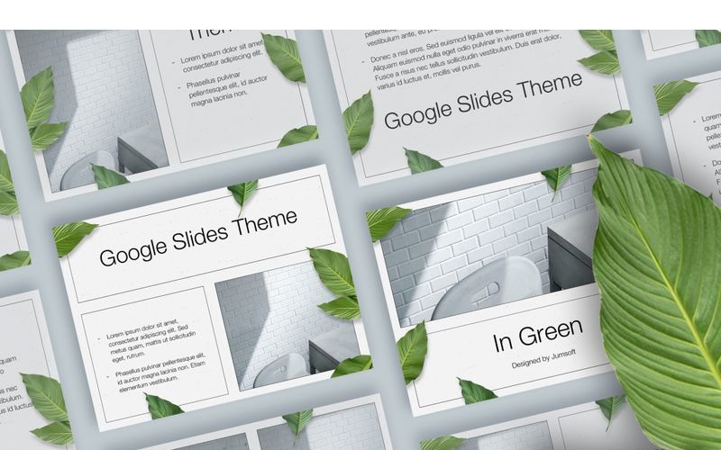 In Green Google Slides 90266 TemplateMonster