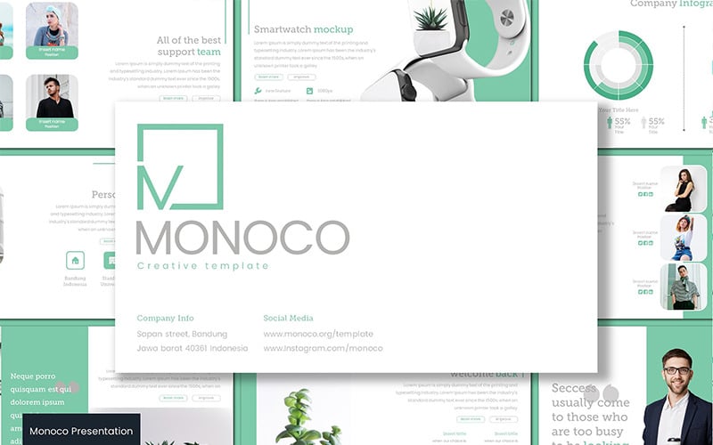 Monoco PowerPoint-mall