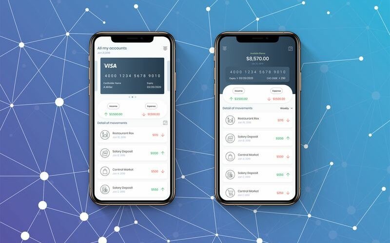 Download UI элементы "Banking  Finance UI " / Banking  Finance UI  - UI элементы на тему графика 