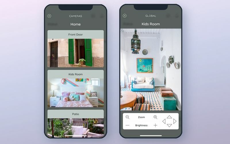 Camera Smarthome UI Öğeleri