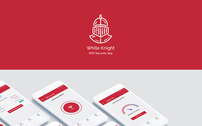 Download UI элементы "White Knight WiFi Security App Kit UI Elements" / White Knight WiFi Security App Kit UI Elements - UI элементы на тему графика android app androidapp wifiapp clean modern unique