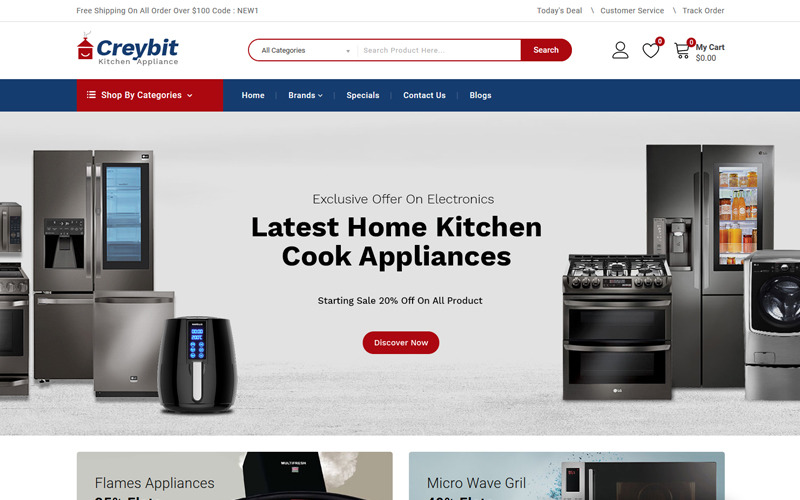 универсальный шаблон opencart