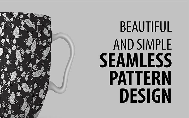 Download Pattern "Abstract Floral Handdrawn Seamless Design Pattern" / Abstract Floral Handdrawn Seamless Design Pattern - Pattern на тему графика pattern textile fabric surface seamless repeat borderless