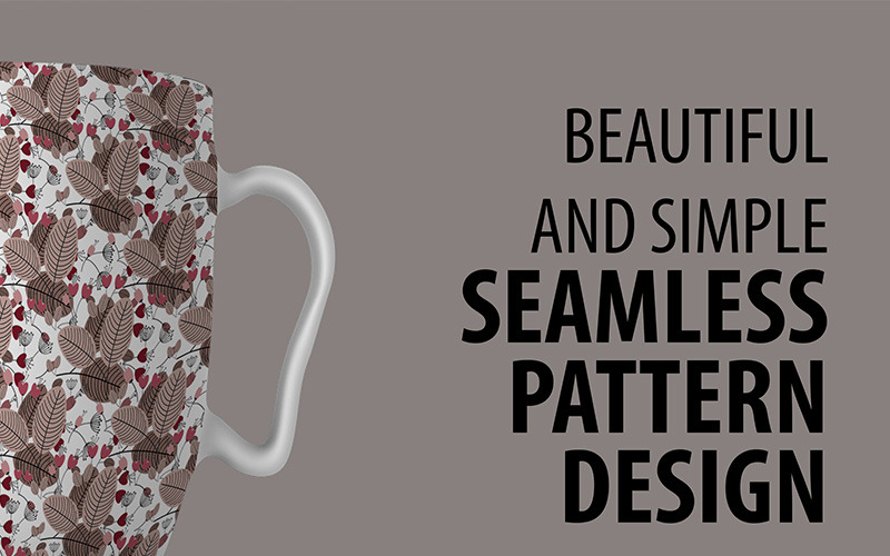 Download Pattern "Abstract Floral Repeat Design Pattern" / Abstract Floral Repeat Design Pattern - Pattern на тему графика repeat pattern floral borderless seamless flowery abstract