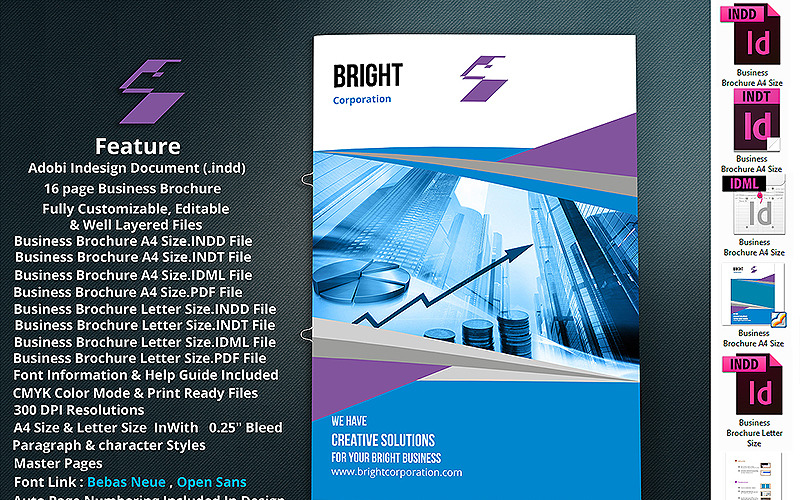 Download Фирменный стиль "16 Page Unique Business Brochure - Corporate Identity Template" / 16 Page Unique Business Brochure - Corporate Identity Template - Фирменный стиль на тему графика a4 annual report brochure business catalog template catalogue clean corporate creative customizable design graphic infographic layout modern product professional unique