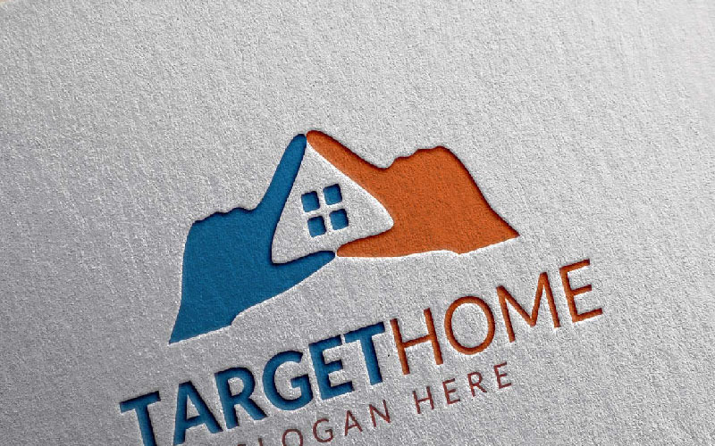 Download Шаблон логотипа "Real Estat 15 Logo Template" / Real Estat 15 Logo Template - Шаблон логотипа на тему графика logo real estate symbol icon business vector house design home building illustration sign construction architecture concept property company abstract element