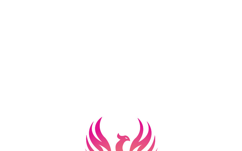 Шаблон логотипу Фенікс