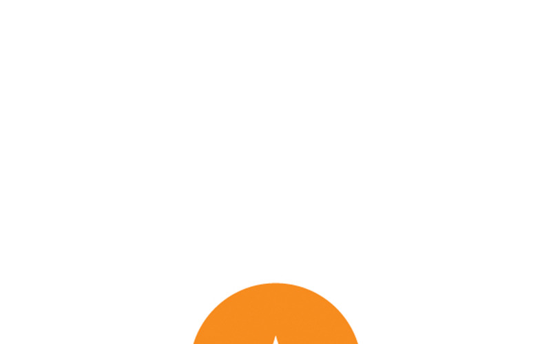 Yoga Güneş Logo Şablonu