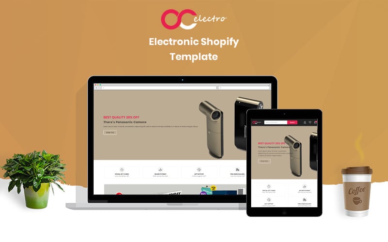 Electrofyshop — Shopify тема для электроники и смартфонов