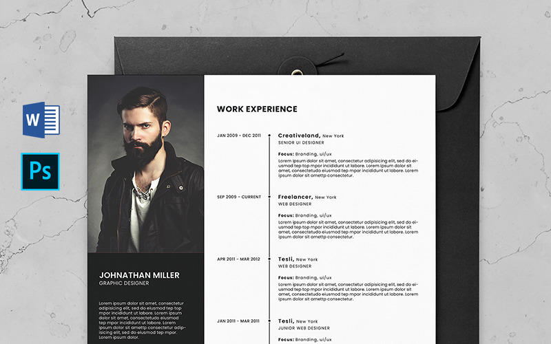 Download Резюме "Alex Resume Template" / Alex Resume Template - Резюме на тему графика resume template cv coverletter wordresume curriculumvitae references