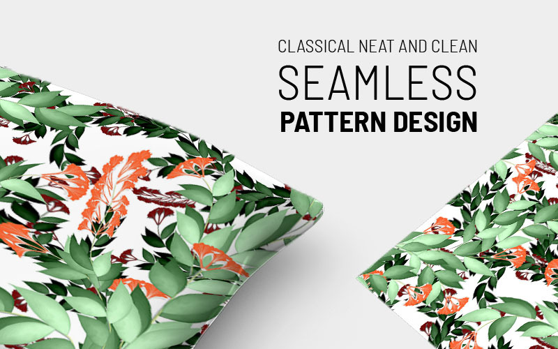 Download Pattern "Hand drawn floral seamless repeat design Pattern" / Hand drawn floral seamless repeat design Pattern - Pattern на тему графика green leaf nature plant isolated leaves tree grass garden frame natural symbol environment spring abstract flower flowers blossom pattern beauty