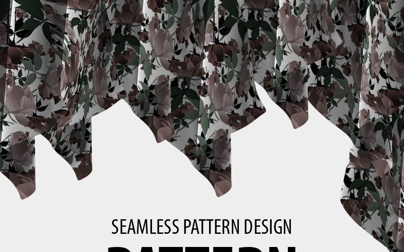 Download Pattern "Retro beautiful seamless floral seamless design Pattern" / Retro beautiful seamless floral seamless design Pattern - Pattern на тему графика green leaf nature plant isolated leaves tree grass garden frame natural symbol environment spring abstract flower flowers blossom pattern beauty