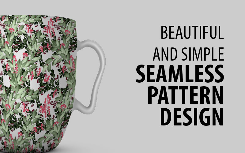 Download Pattern "Seamless floral repeat design Pattern" / Seamless floral repeat design Pattern - Pattern на тему графика 