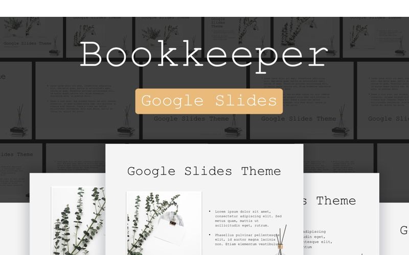 Teneur de livres Google Slides