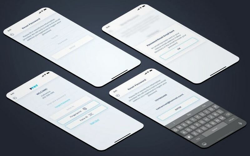 Download UI элементы "Forgot Password UI Elements" / Forgot Password UI Elements - UI элементы на тему графика 
