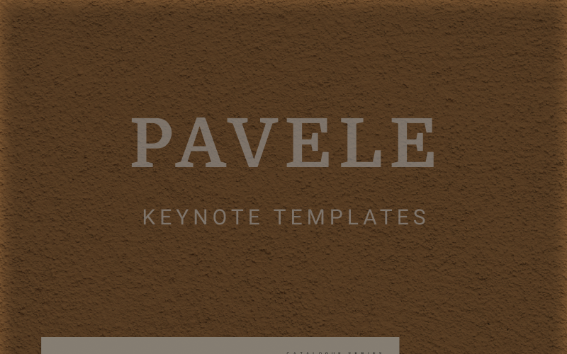 PAVELE - Modèle Keynote
