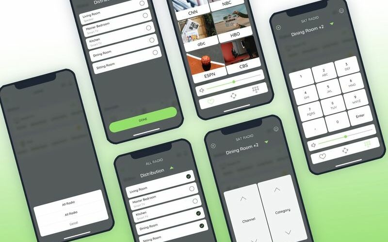 Smarthome - Elementos de la interfaz de usuario de seguridad