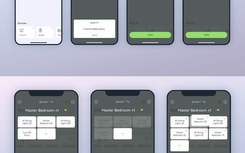 Smarthome-智能电视UI元素