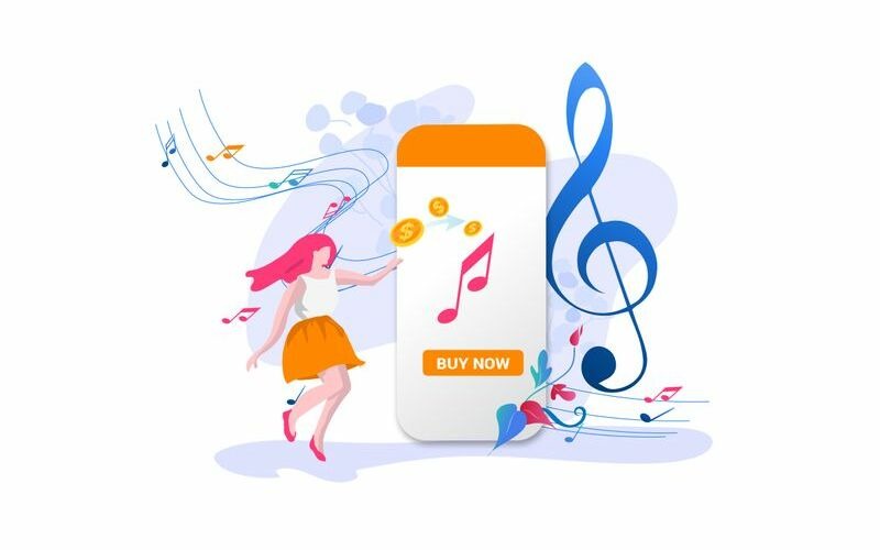 Download Иллюстрация "Buy music - Illustration" / Buy music - Illustration - Иллюстрация на тему графика 