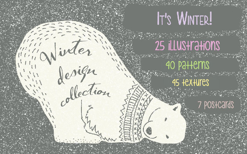Colección de invierno - Ilustración