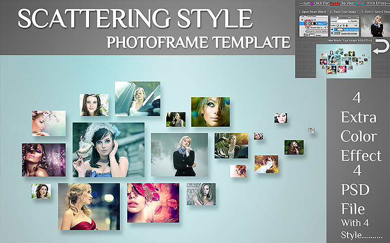 Download Фирменный стиль "Scattering Style Photoframe - Corporate Identity Template" / Scattering Style Photoframe - Corporate Identity Template - Фирменный стиль на тему графика display frame image show photo presentation template product resolution off simple smart stylish web manipulation abstract artistic graphics shadow long